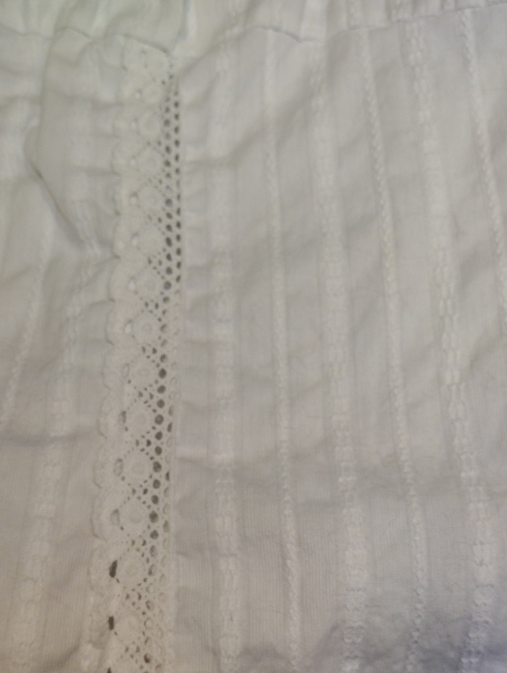Vtg 🦄 Torrid White Lace Corset Back Top W/ Sweetheart Neck - Picture 15 of 15
